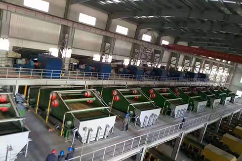 新疆伊犁2450脫水篩使用現場。