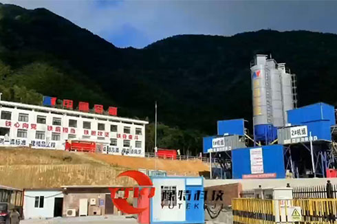 豫特科技助力安能集團(tuán)水電站重點(diǎn)項(xiàng)目，機(jī)制砂生產(chǎn)線。